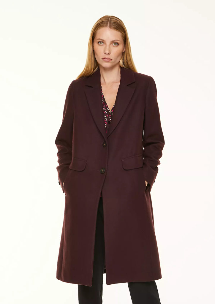 Comma bordó kabát