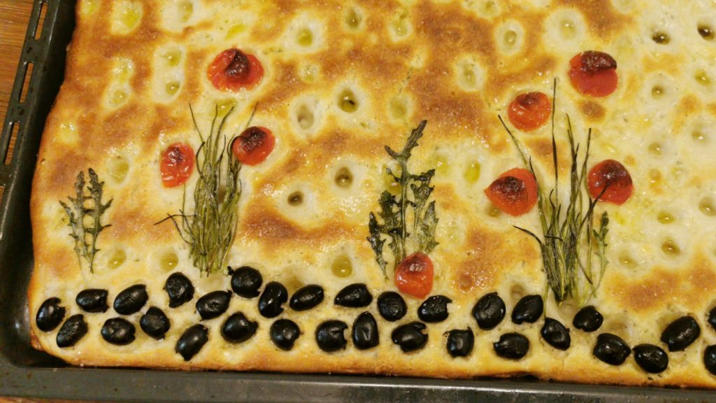 A focaccia újabban nem étel, hanem művészet
