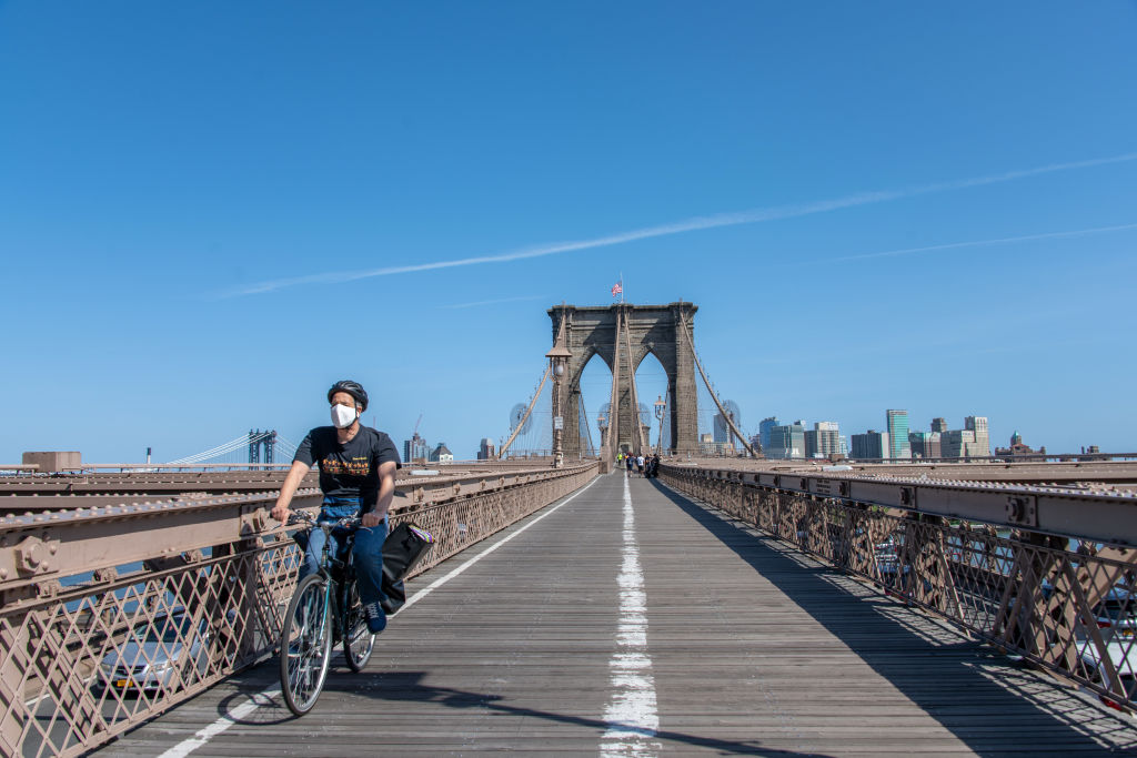 Brooklyn Bridge koronavírus alatt