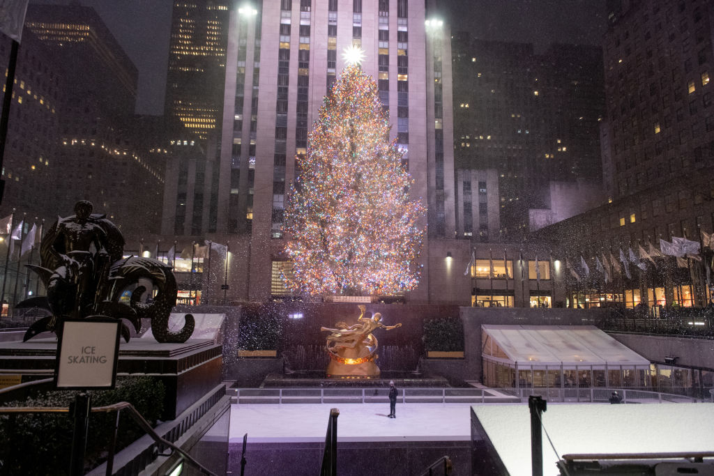 Rockefeller Center jégpálya koronavírus idején