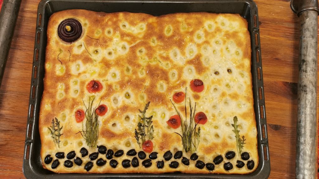 A focaccia újabban nem étel, hanem művészet