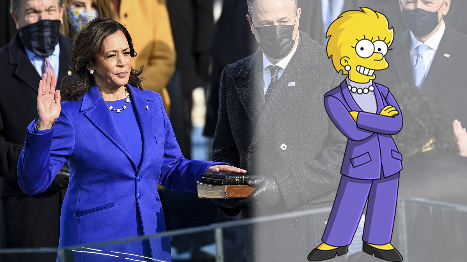 Kamala Harris és Lisa Simpson