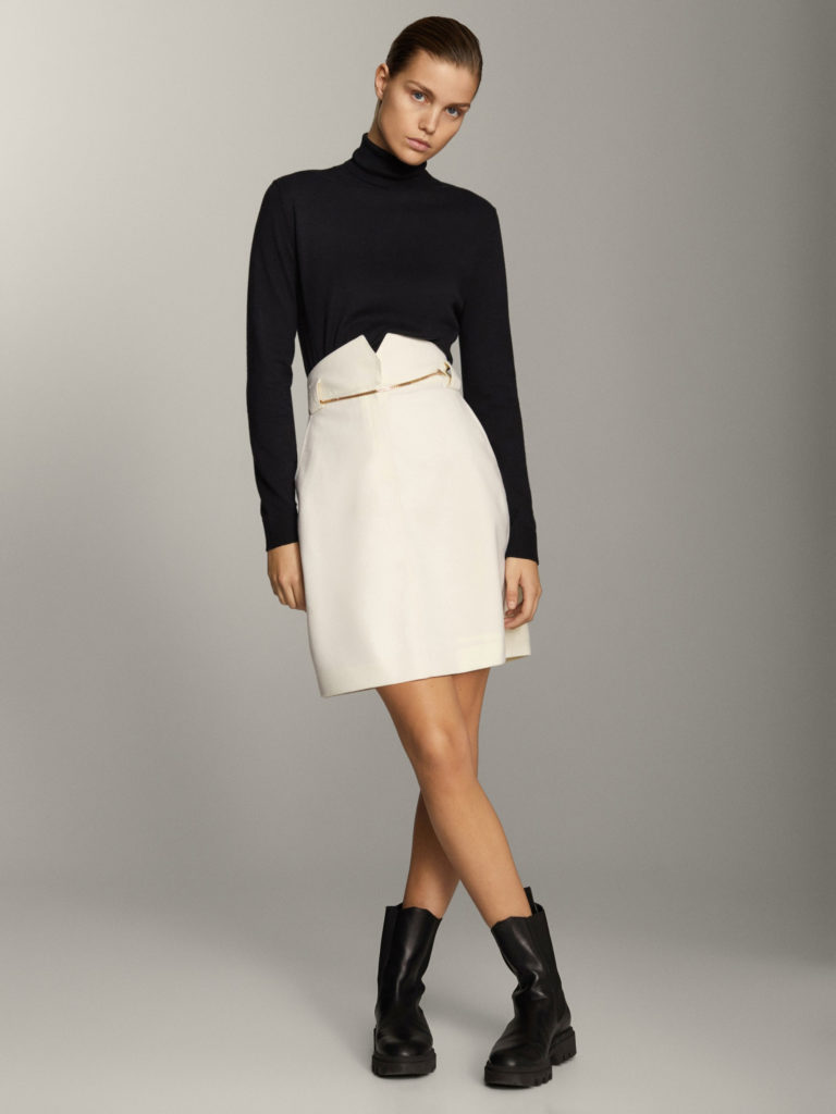 Massimo Dutti láncdíszes miniszoknya