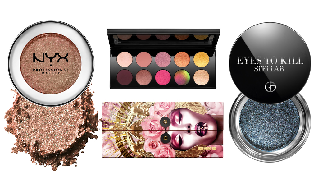 NYX Prismatic Shadow Szemhéjpúder Mono, Pat MacGrath Labs Mothership VIII: Divine Rose II Szemfestékpaletta, Giorgio Armani Eyes To Kill Stellar Szemhéjfesték