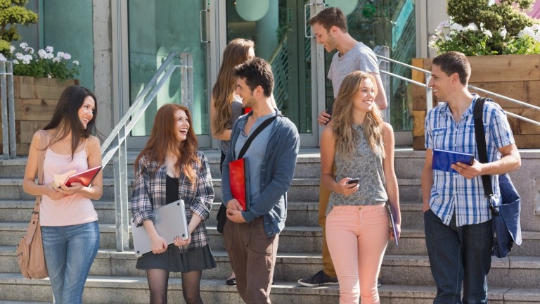 Egy koleszban mindig nagy a nyüzsgés és folyton történik valami érdekes (fotó: profimedia.hu)