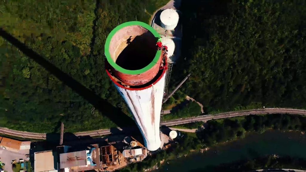 A szlovéniai Trbovljében található Európa egyik legmagasabb kéménye.