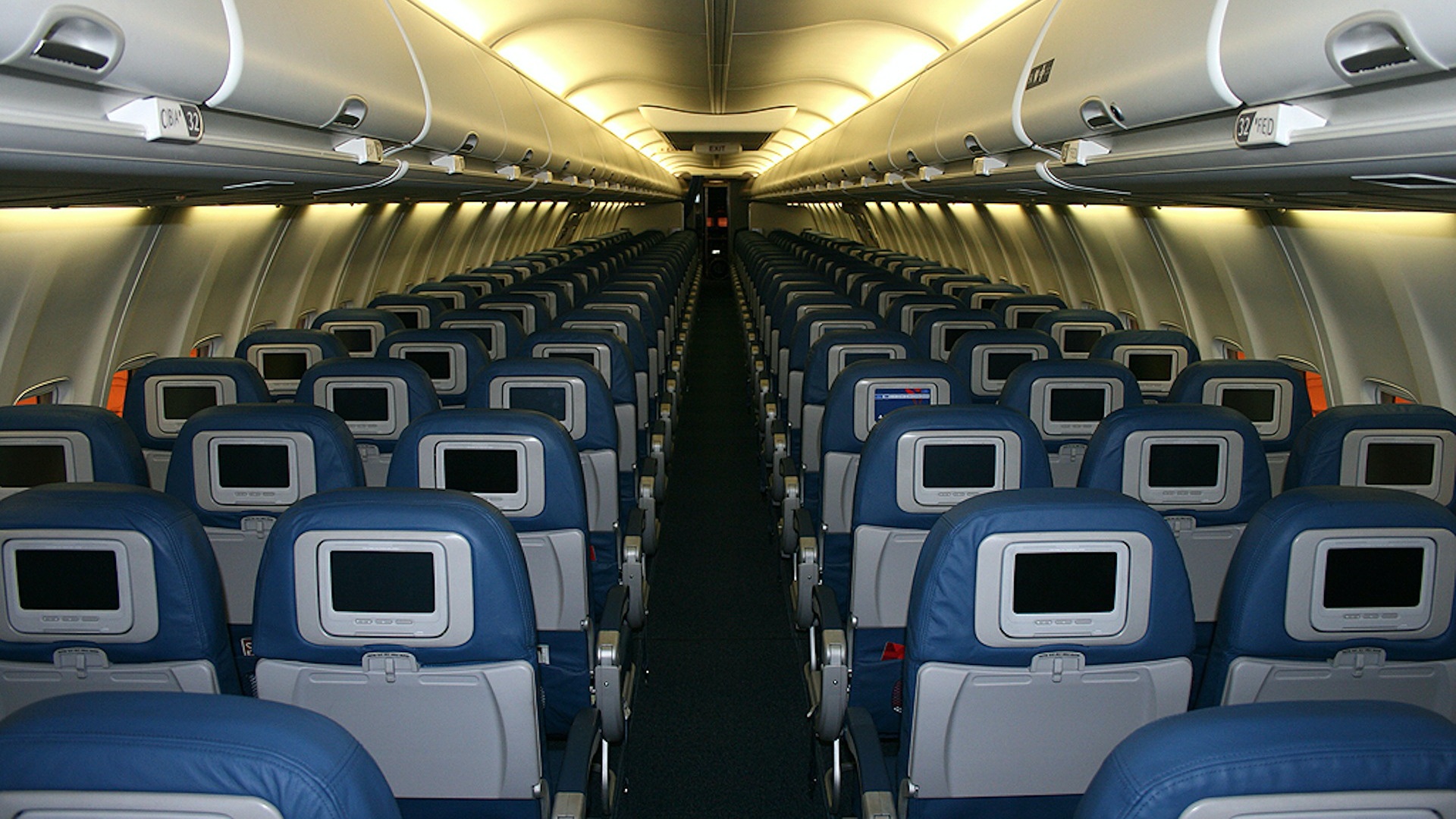 Repülőgép üres fedélzete