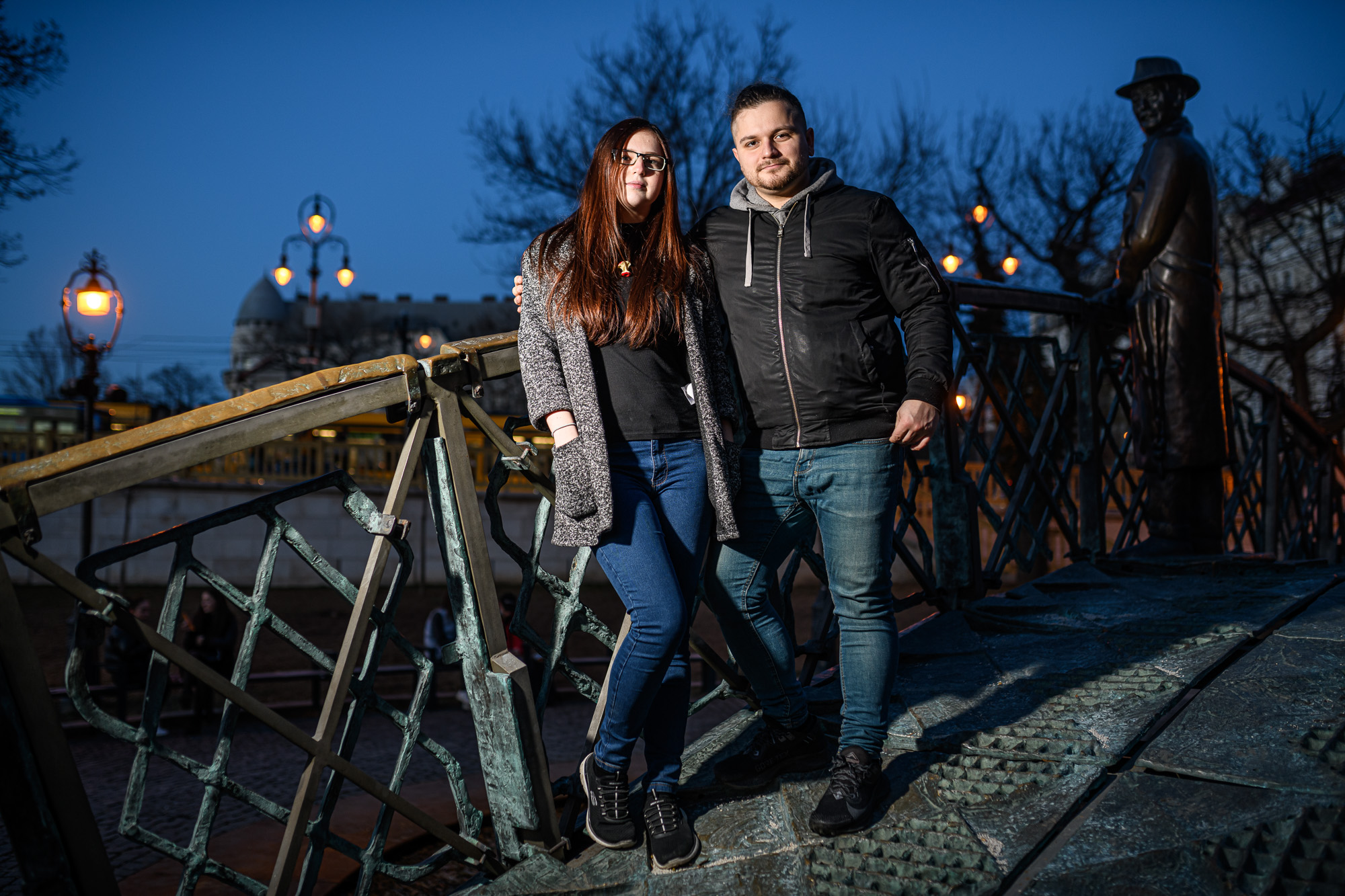 Jimmy és Nika, az utcazenész pár