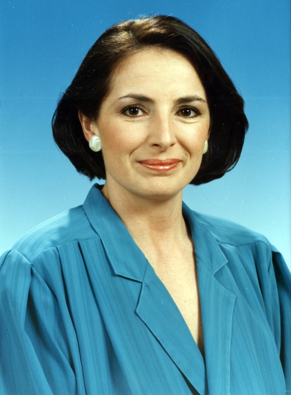 Endrei Judit régi fotója még az MTV-ben készült