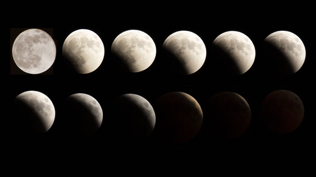 A Hold különböző fázisai