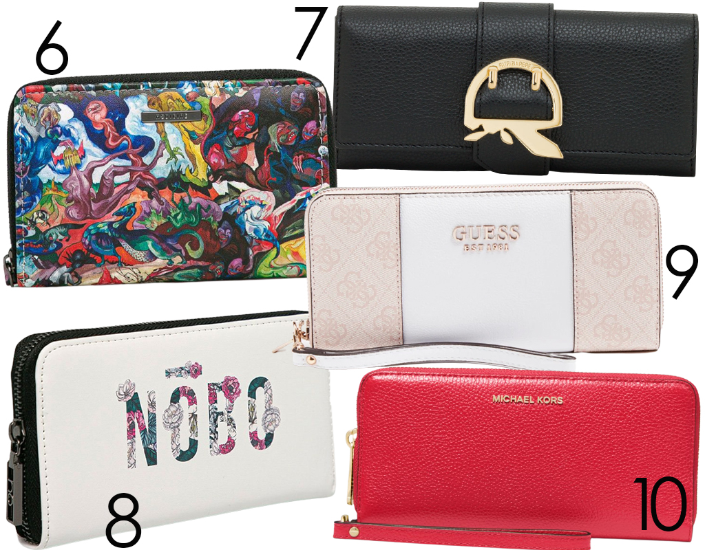 Nagy méretű női pénztárcák