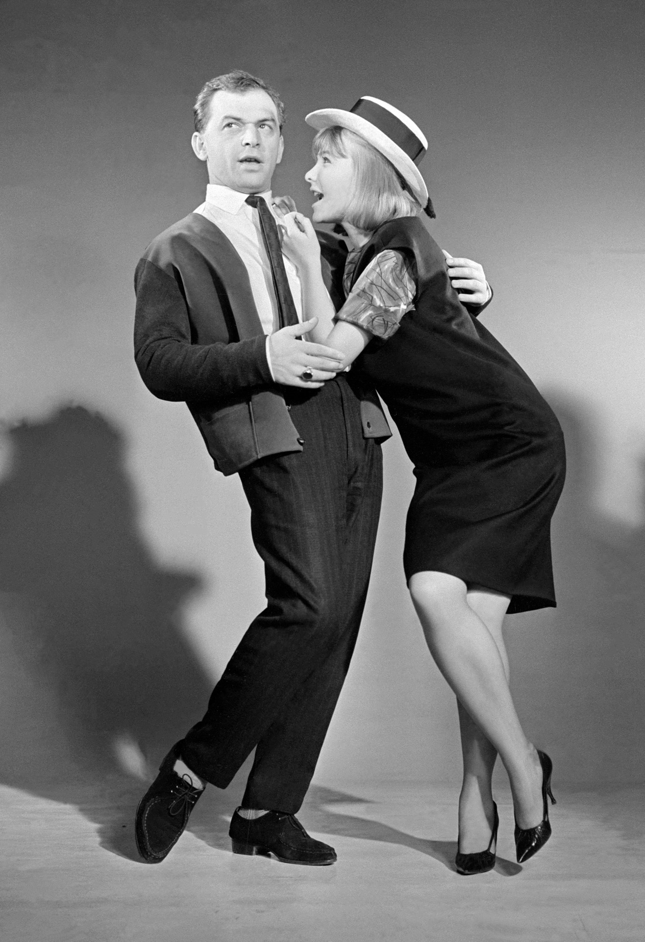 Bodrogi Gyula és felesége, Törőcsik Mari, 1964-ben (MTI Fotó: Keleti Éva)