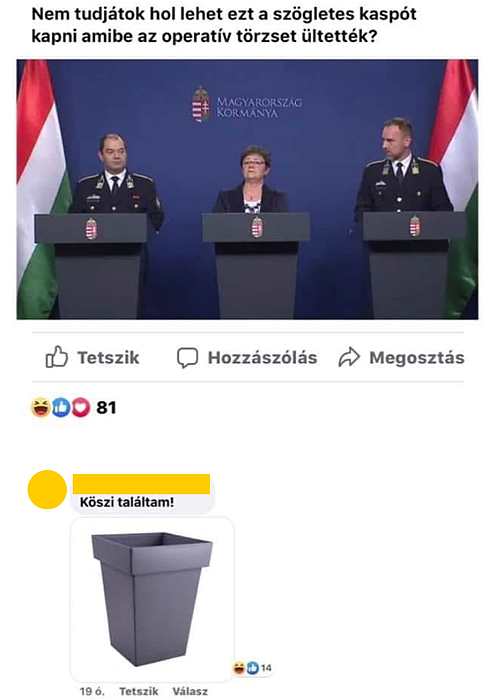 ...amibe az operatív törzset ültették