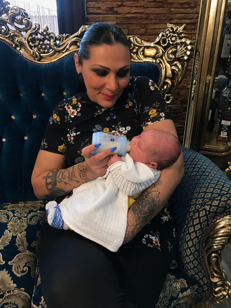 Tina szívesen babázna újra (Fotó: Sláger TV)