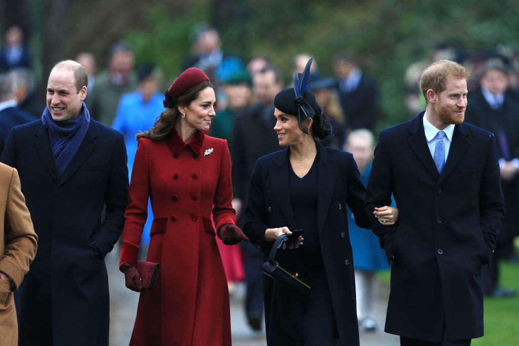 Meghan Markle, Vilmos, Katalin és Harry karácsonykor