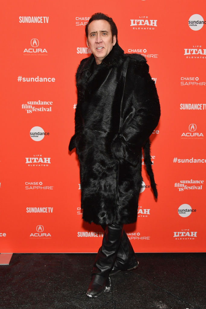 Nicolas Cage a Sundance Filmfesztiválon (Photo by Dia Dipasupil/Getty Images)