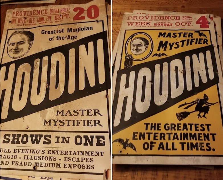 Több milliót is érhetnek a tapéta alól előkerült Houdini-plakátok