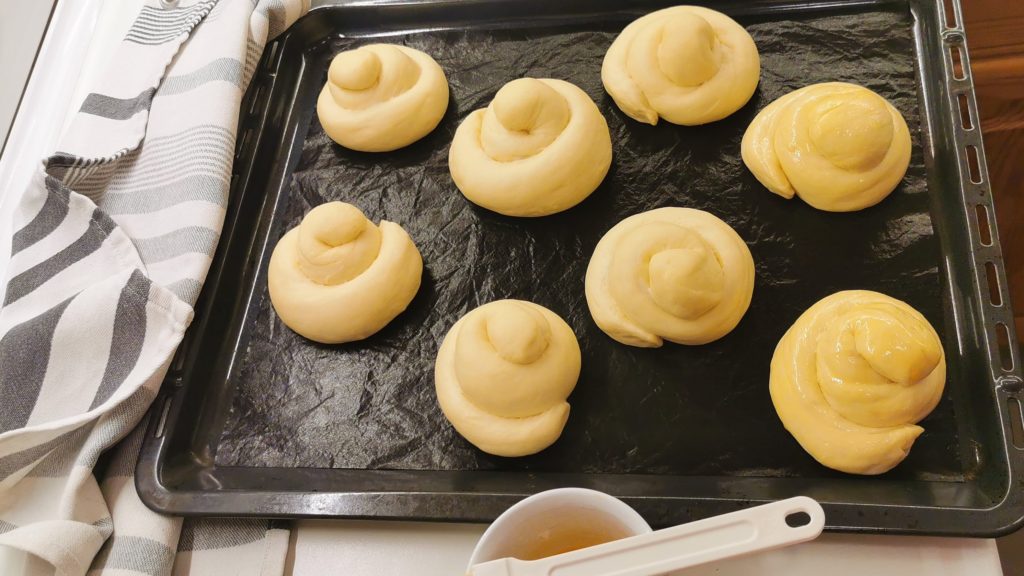 briós sütés előtt