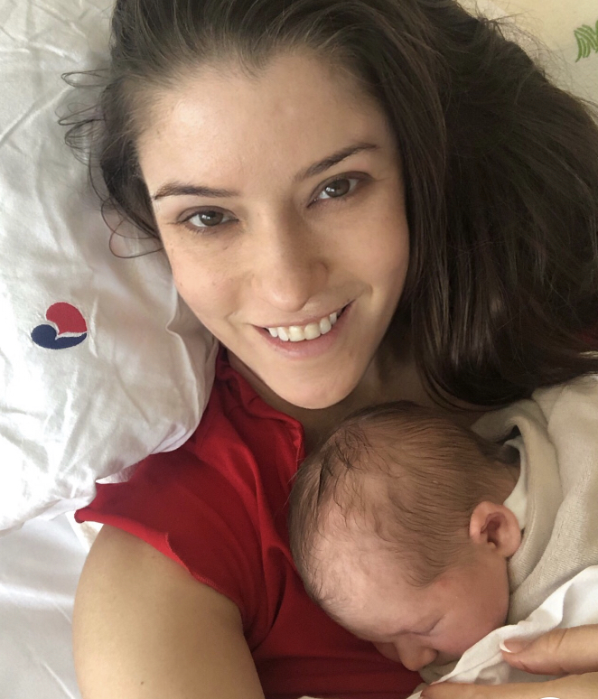 Megszületett Magony Szilvi kisfia