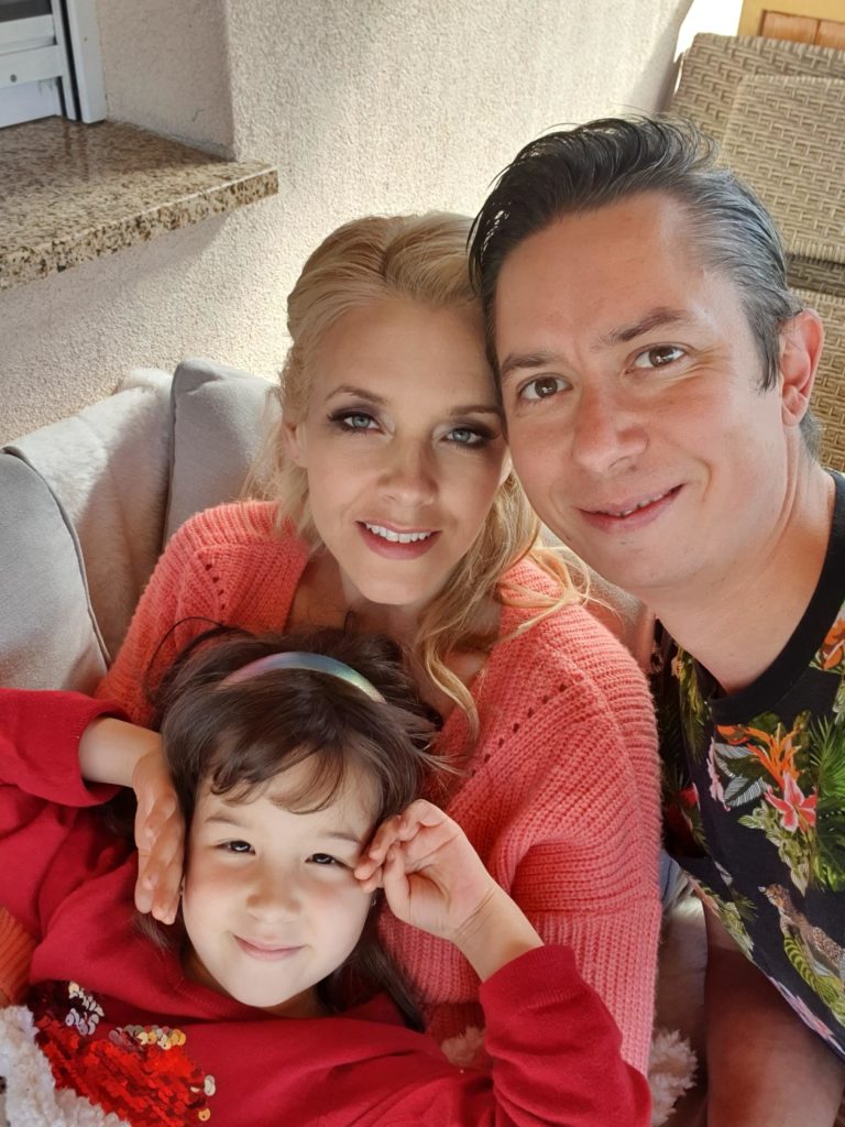 Peller Anna és családja (Fotó: Peller Anna)