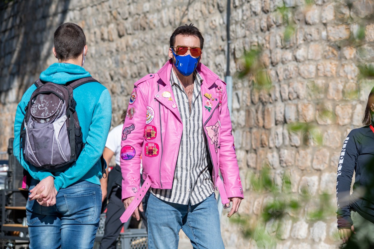 Nicolas Cage egy tavalyi forgatáson (fotó Profimédia)