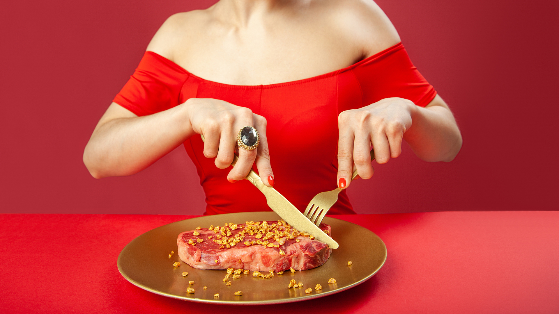 300 ezer forintnál is többet kérnek az aranyozott steakért