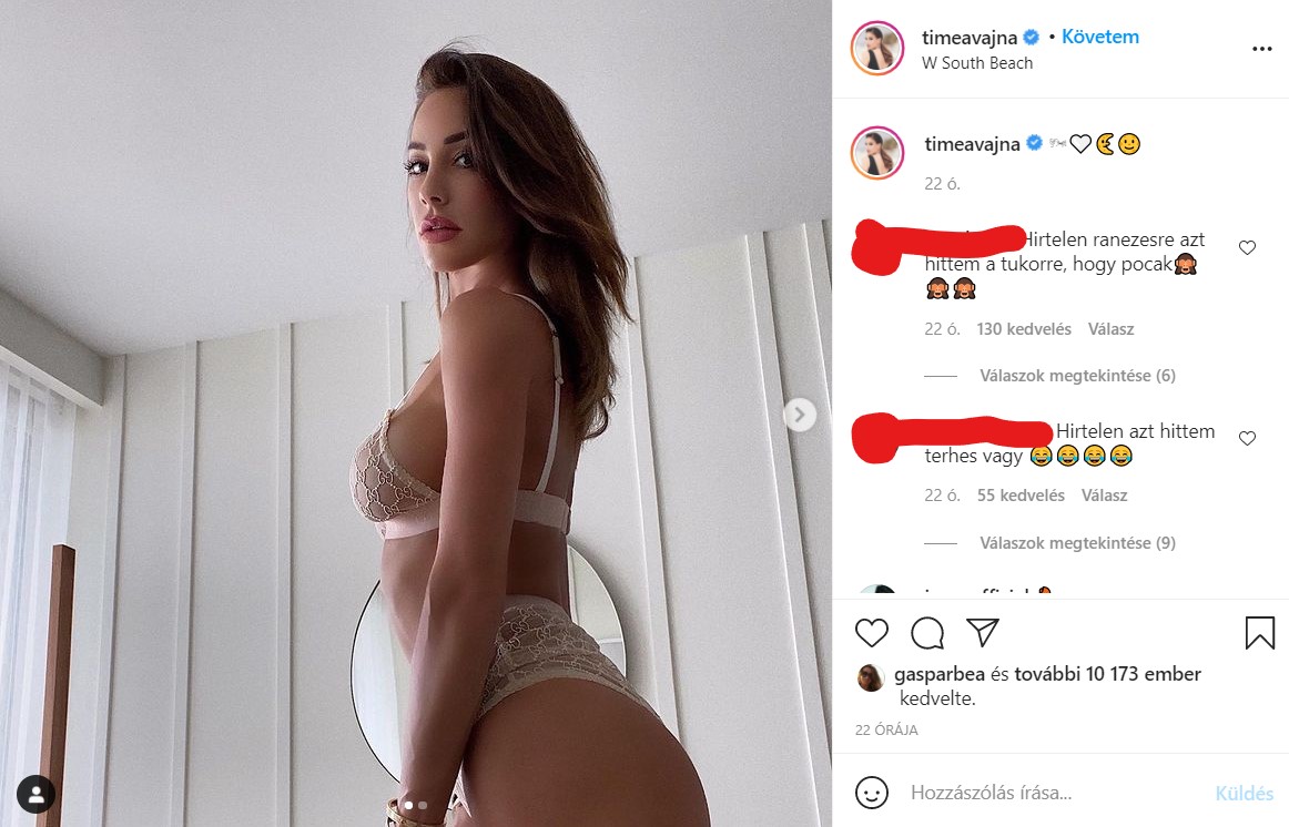 Terhesnek nézik Vajna Tímeát egy igencsak mutatós fotón