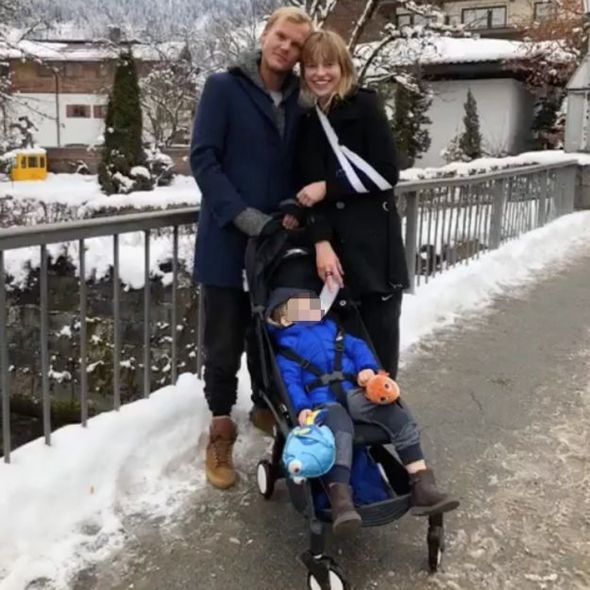 Avicii és Tereza a fiukkal, Lukával