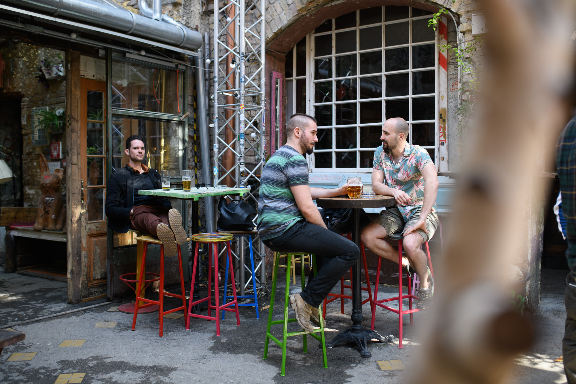 Terasznyitás, Budapest, bulinegyed