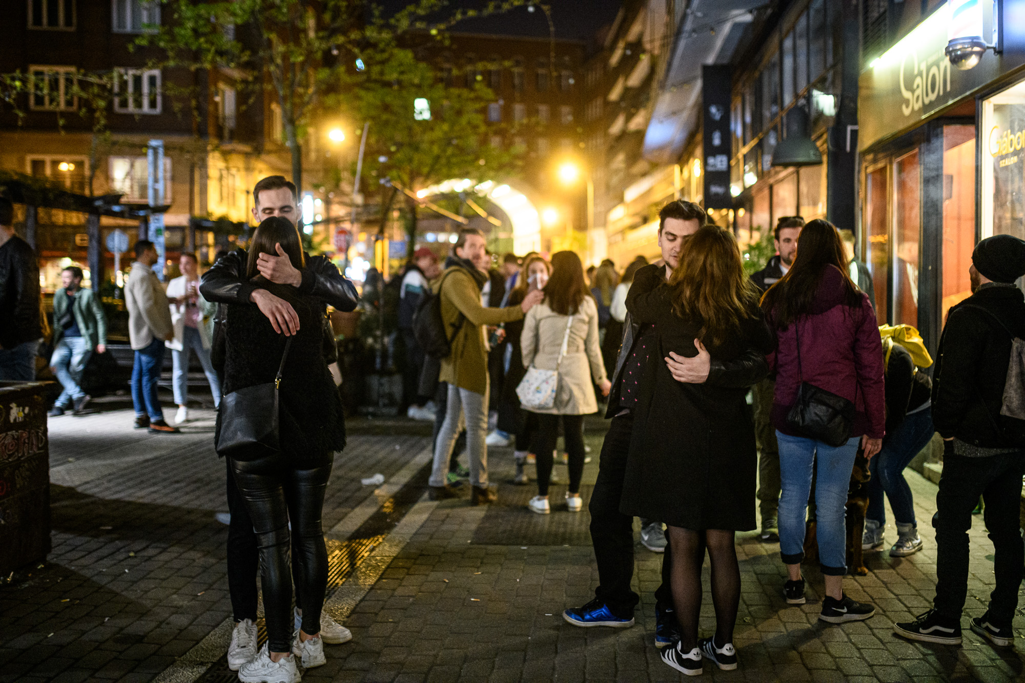 Terasznyitás, Budapest, bulinegyed