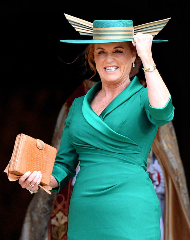 Sarah Ferguson Eugénia hercgenő esküvőjén