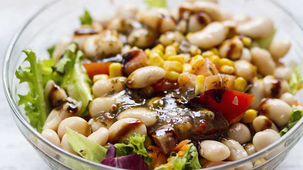 Teriyaki csirke kukoricával