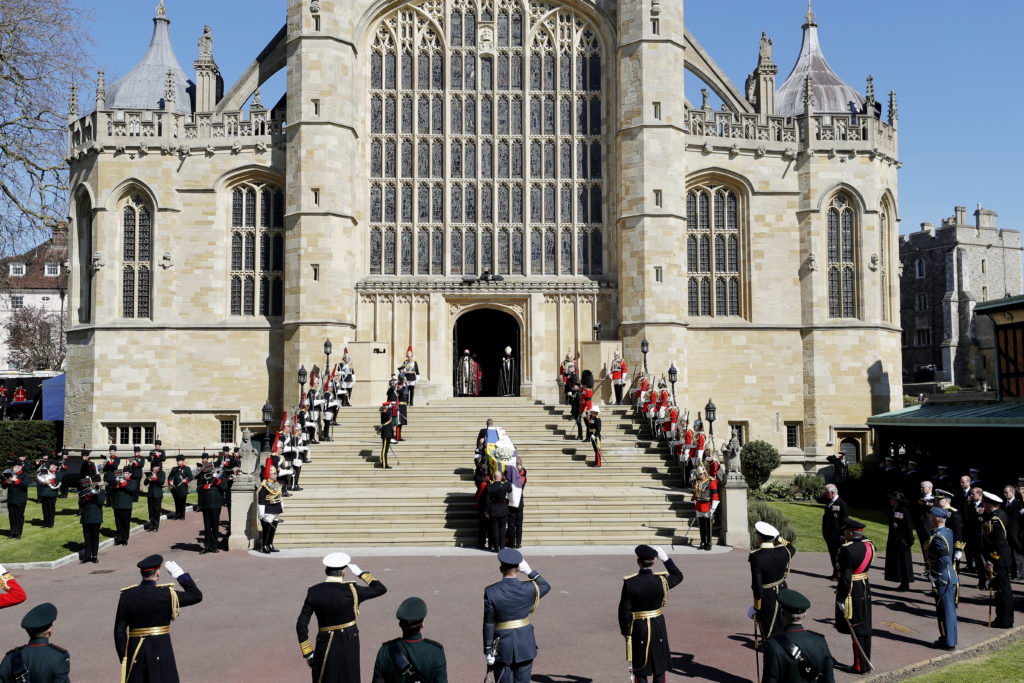 Fülöp herceg temetése