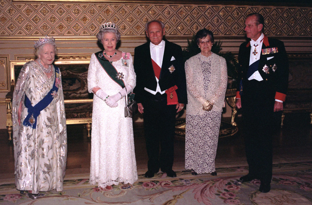 Göncz Árpád, II. Erzsébet, Fülöp herceg Windsorban