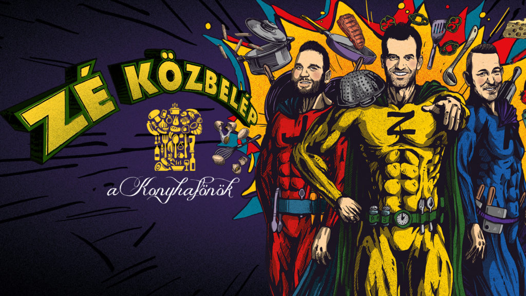 A Konyhafőnökben idén már nem csak Rácz Jenő és Sárközi Ákos versenyeznek - Fördős Zé is csapatot kap, ő lesz a sárgák vezetője