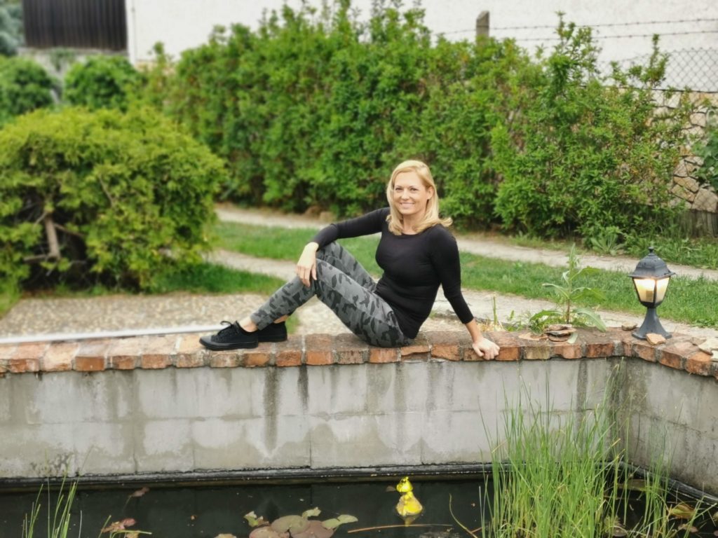 Gaál Noémi sokat kertészkedik (Fotó: Gaál Noémi)