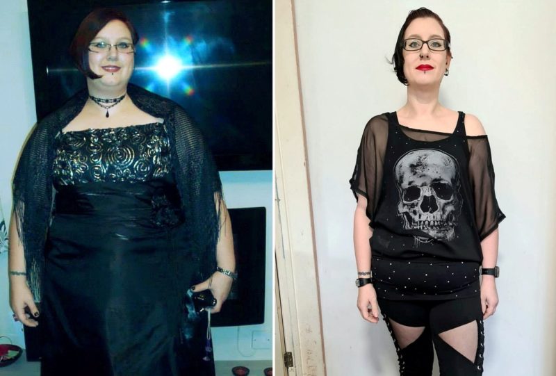 Su Morgan a fogyás előtt és után (Fotó: Profimedia)