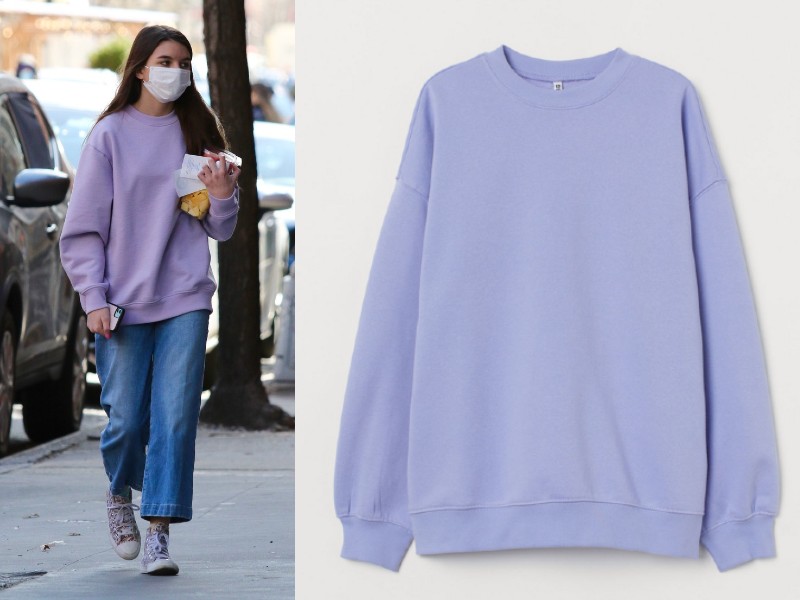 A lila pulóver (Fotók: Pridimedia/H&M)