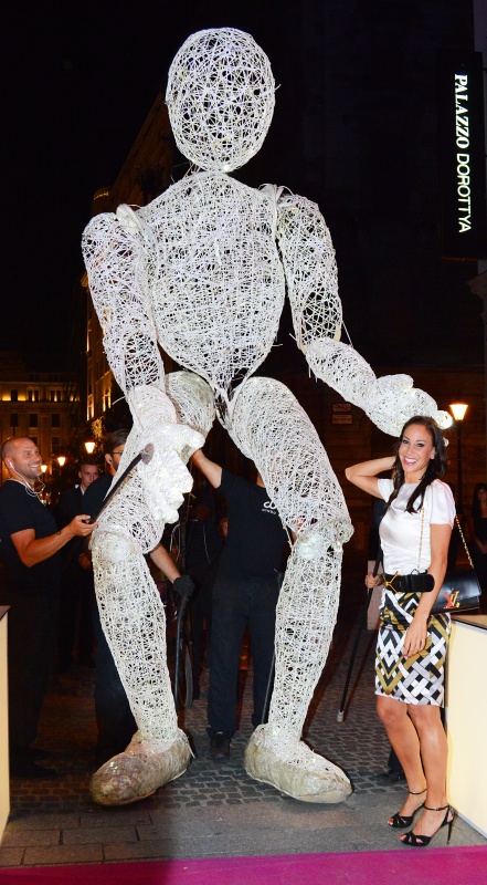 Vajna Tímea nagyon boldog volt a megnyitón