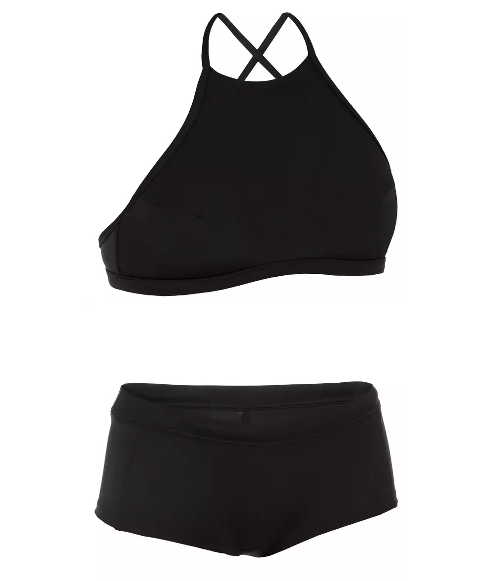Decathlon fekete sportos bikini