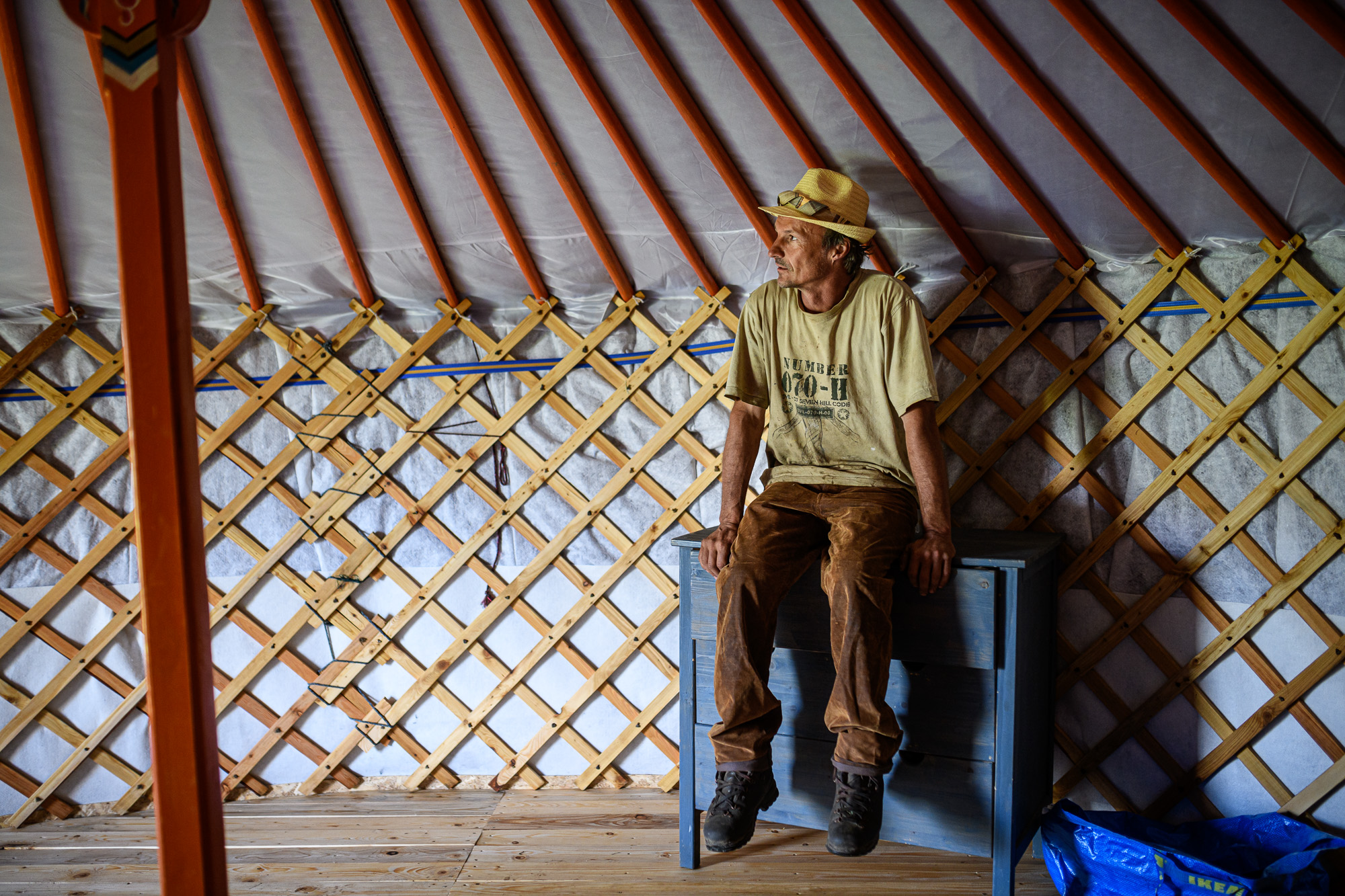 Szabó Csaba képzőművész, biokertész