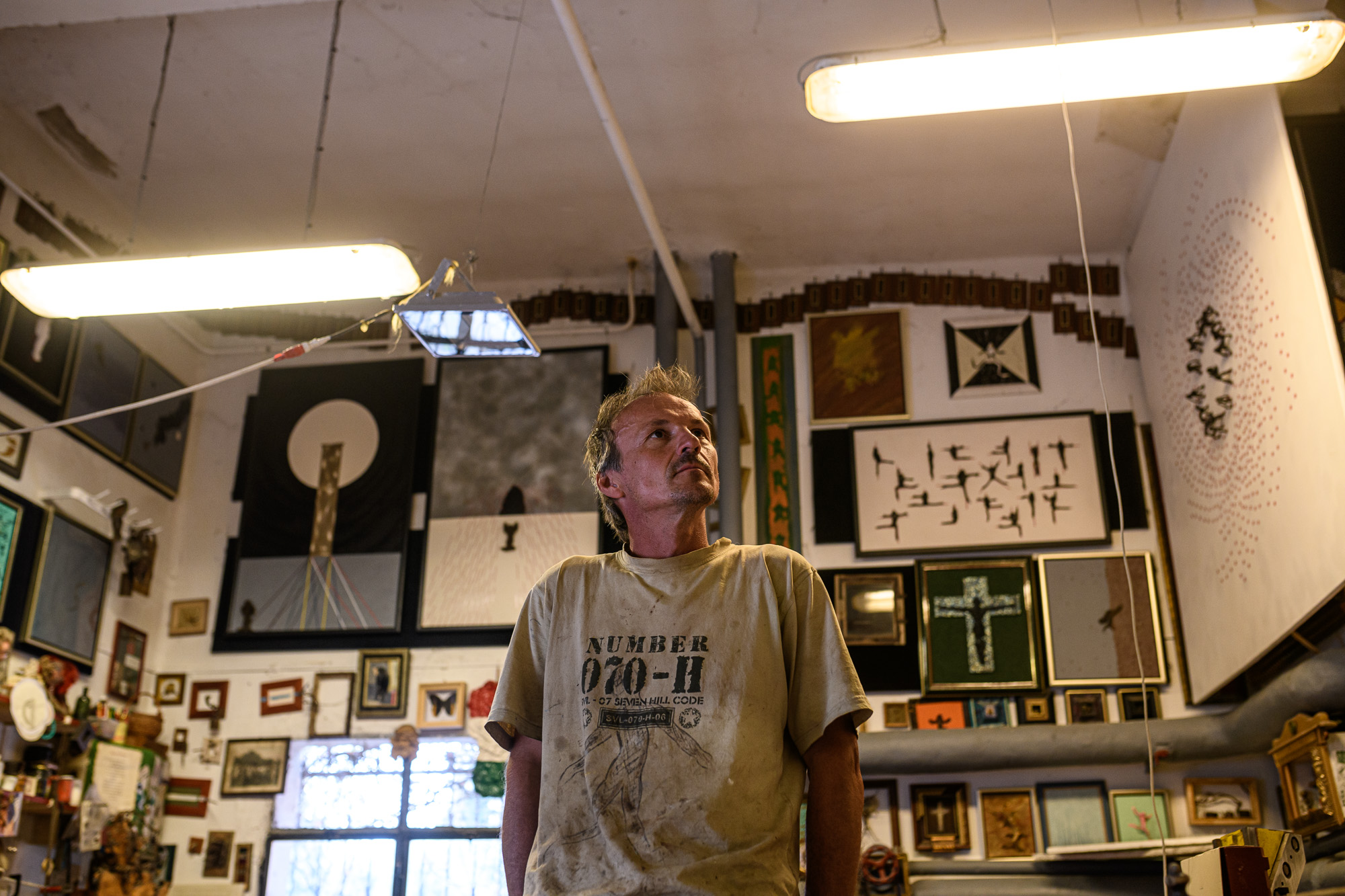 Szabó Csaba képzőművész, biokertész