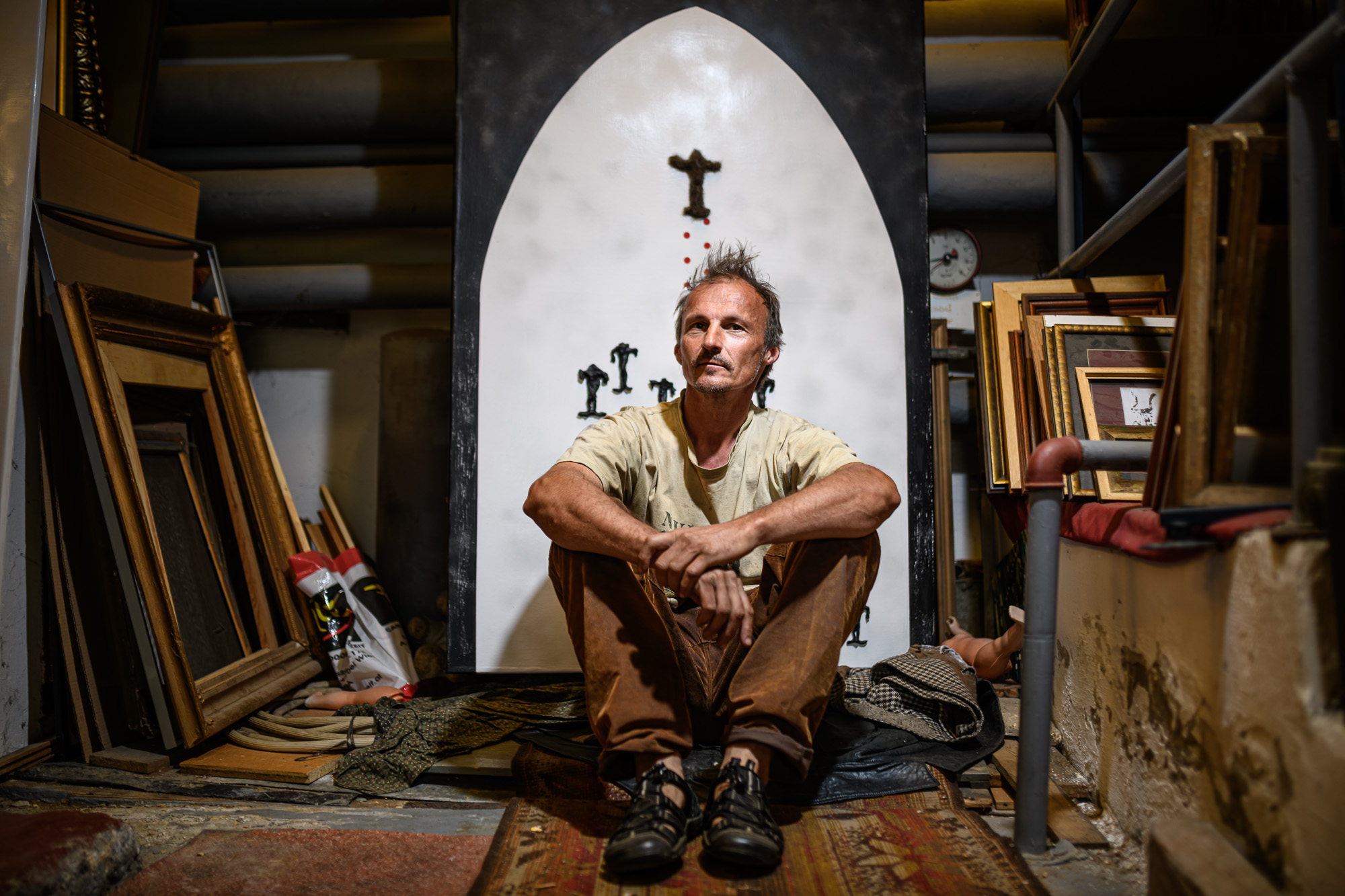 Szabó Csaba képzőművész, biokertész