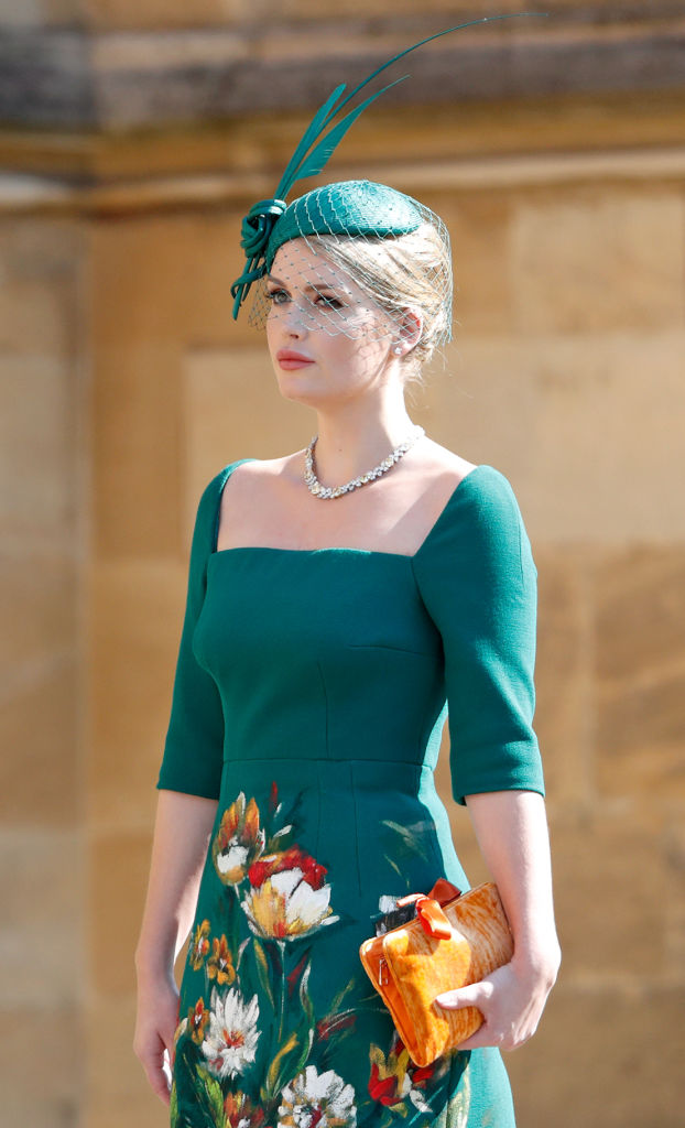 Lady Kitty Spencer Harry herceg és Meghan Markle esküvőjén 