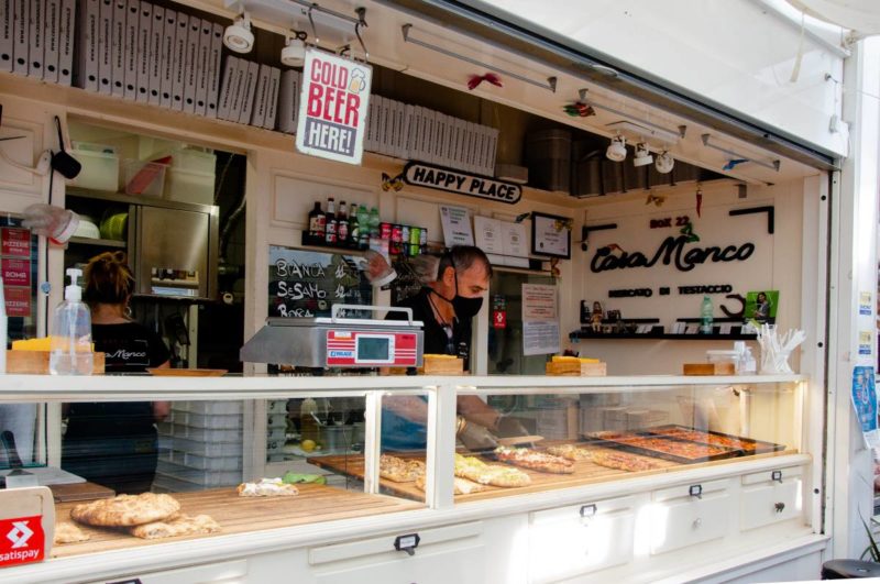 A Testaccio piac Rómában