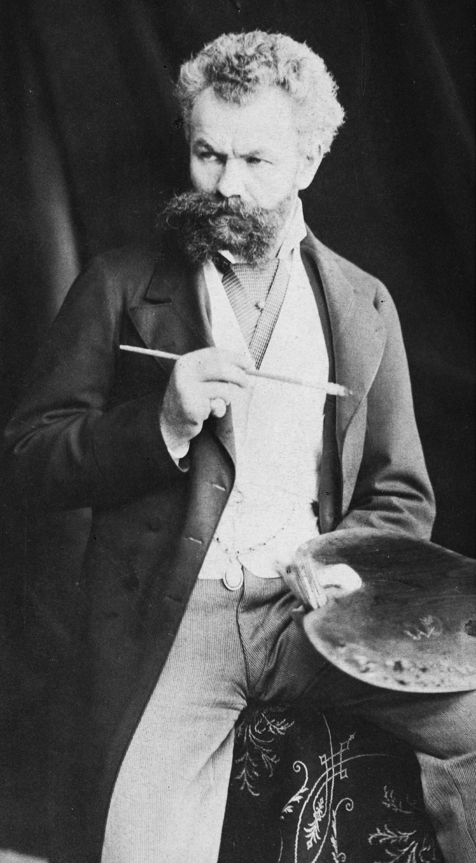 Munkácsy 1880 körül (fotó: Wikipedia)