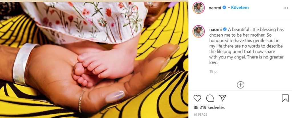 Anya lett az 50 éves Naomi Campbell