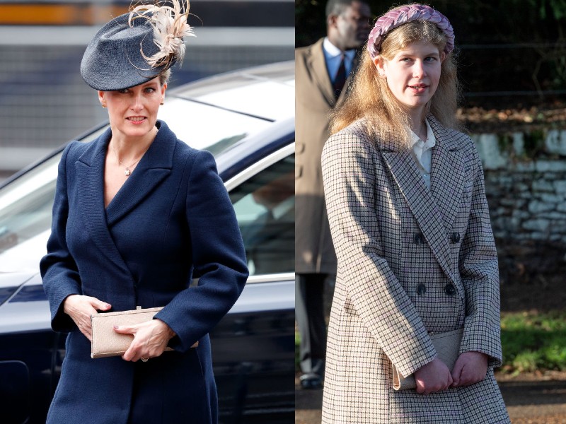 Zsófia wessexi grófné és Lady Louise Windsor