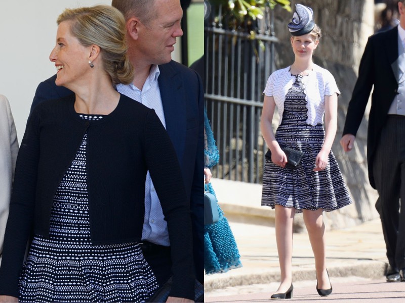 Zsófia wessexi grófné és Lady Louise Windsor
