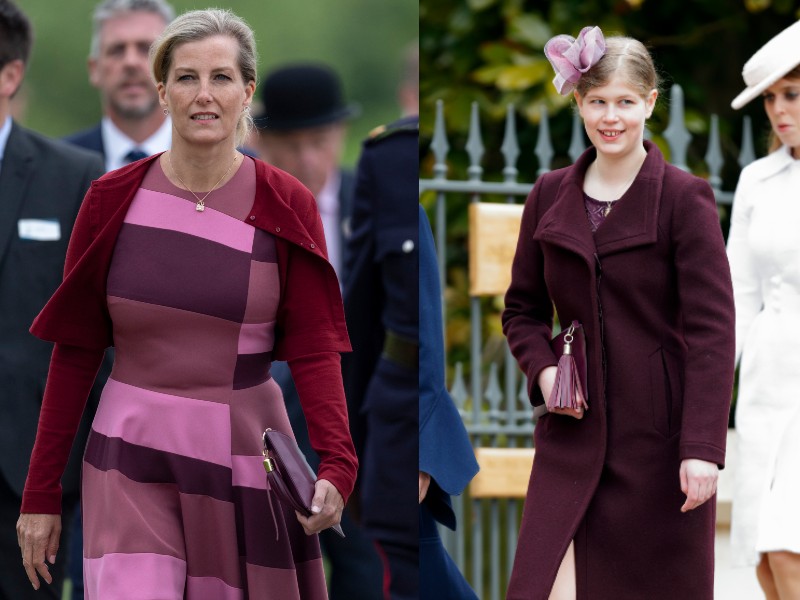 Zsófia wessexi grófné és Lady Louise Windsor